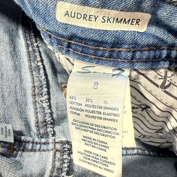 Seven7 Audrey Skimmer Jean Capris Womens‎ Size 8 - Picture 9 of 12